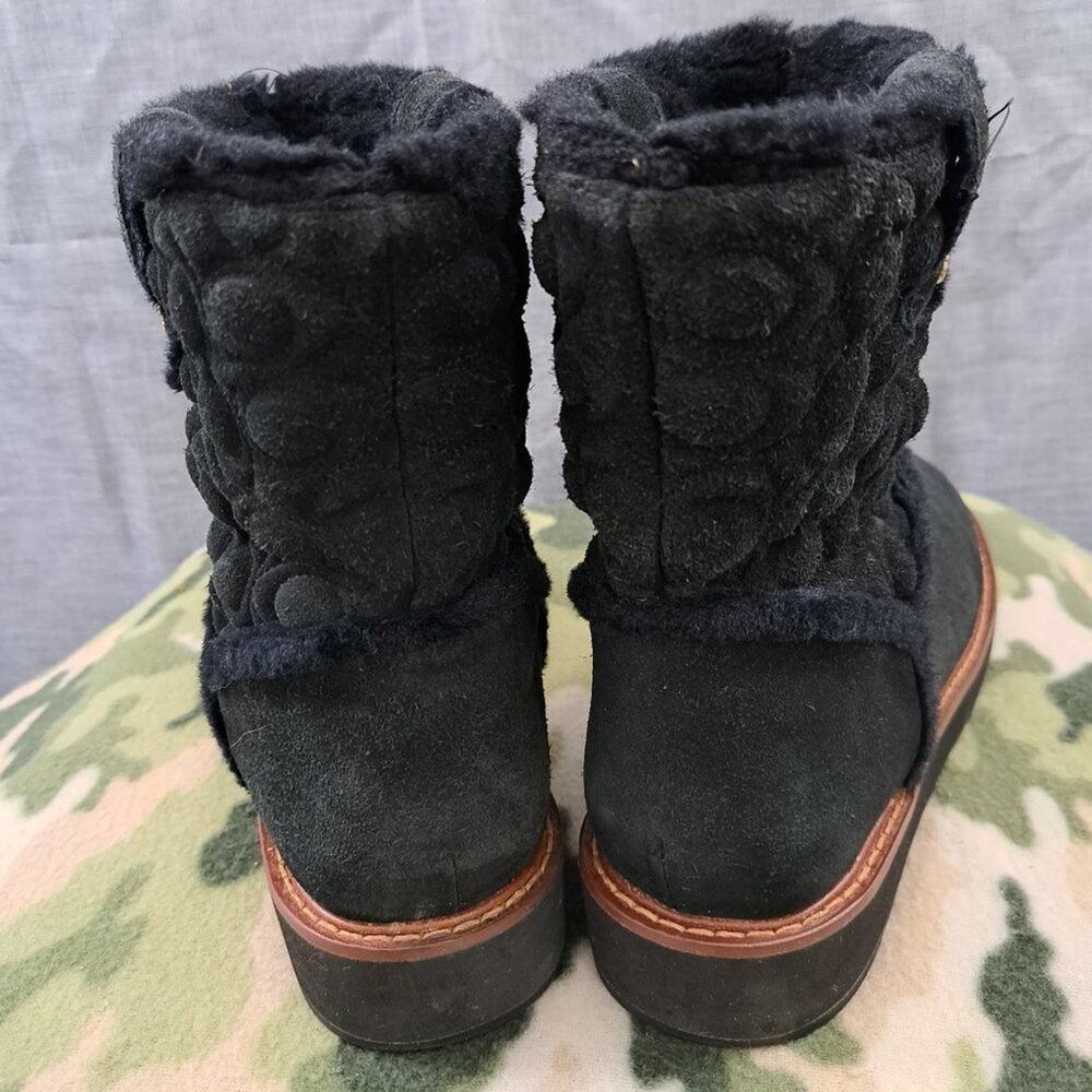 %Coach, ivy boot, Black, Size 8B Women / D13 - Picture 7 of 12